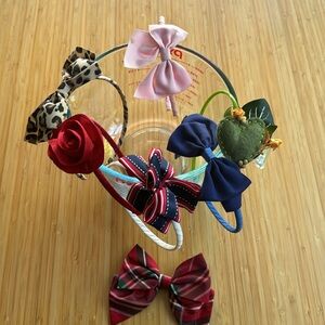 Janie and Jack! Huge lot of hair accessories, head bands, hair clip EUC